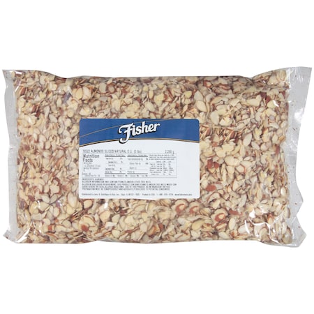 Fisher Sliced Natural Almonds 5lbs
